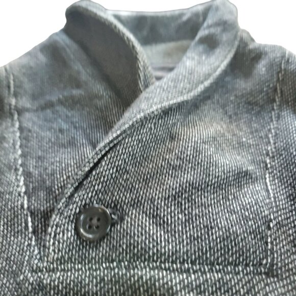 Banana Republic Mens Grey Shawl Collar Pullover Sweater Size M - Picture 6 of 15